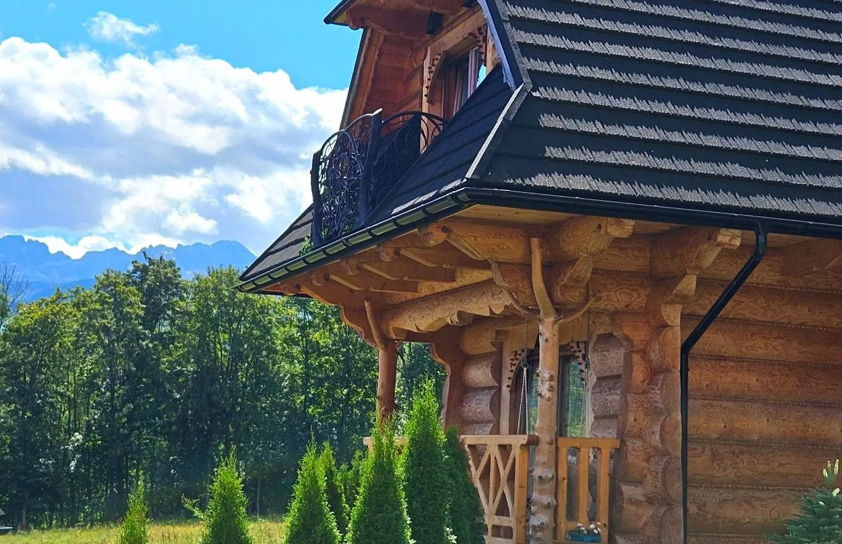 זקופאנה Goralska Chatka 3 Highland Cottage - Jacuzzi, Sauna, Split Ac, Private Parking, Mountains View