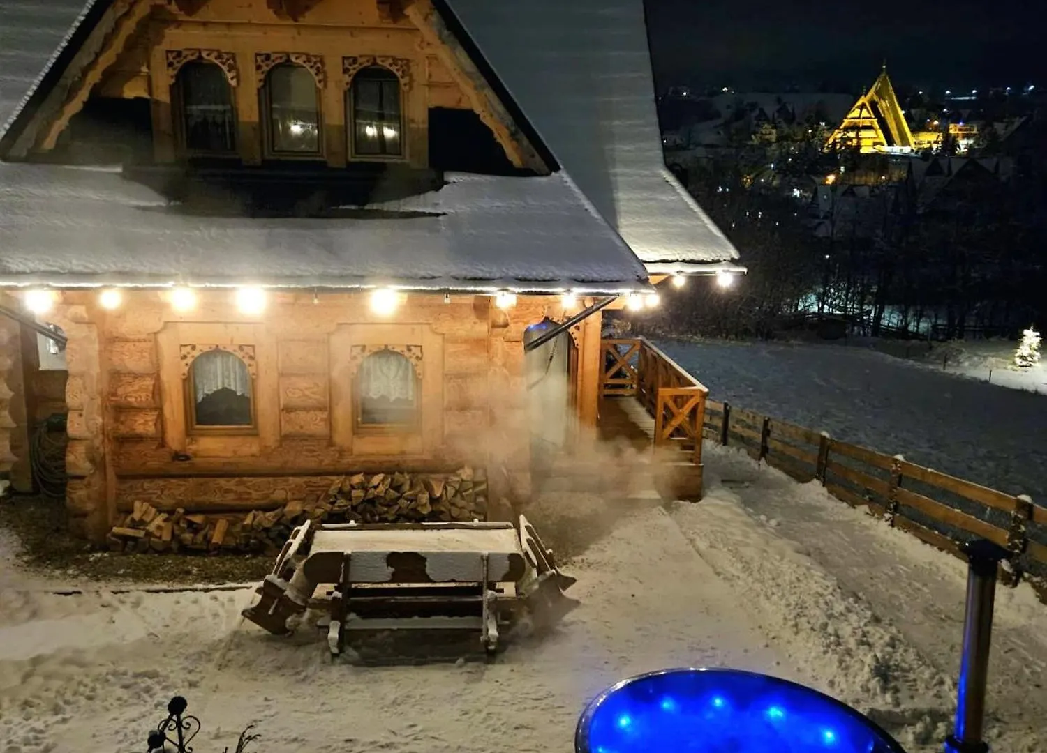 זקופאנה Goralska Chatka 3 Highland Cottage - Jacuzzi, Sauna, Split Ac, Private Parking, Mountains View 0*,